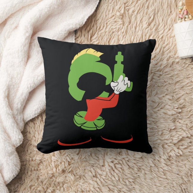MARVIN THE MARTIAN™ Silhouette With Raygun Cushion (Blanket)