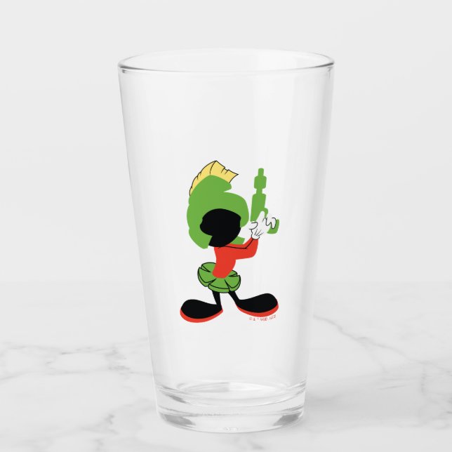 MARVIN THE MARTIAN™ Silhouette With Raygun Glass (Front)