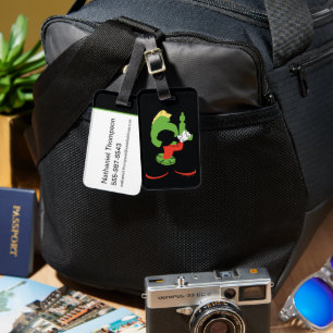MARVIN THE MARTIAN™ Silhouette With Raygun Luggage Tag