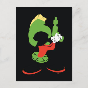 MARVIN THE MARTIAN™ Silhouette With Raygun Postcard
