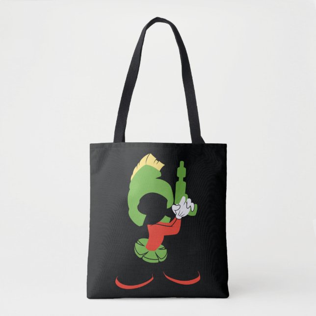 MARVIN THE MARTIAN™ Silhouette With Raygun Tote Bag (Front)