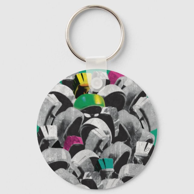 MARVIN THE MARTIAN™ Stacked Key Ring (Front)