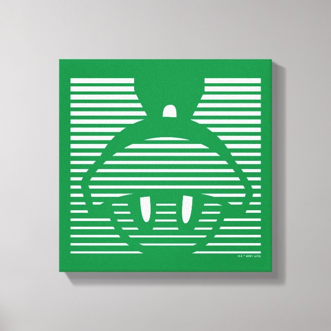 MARVIN THE MARTIAN™ Striped Icon Canvas Print (Front)
