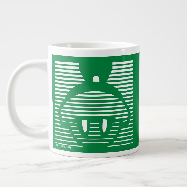 MARVIN THE MARTIAN™ Striped Icon Large Coffee Mug (Left)