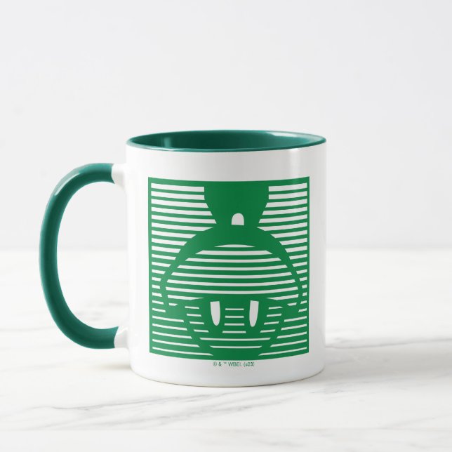MARVIN THE MARTIAN™ Striped Icon Mug (Left)
