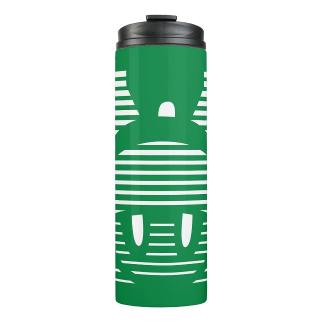 MARVIN THE MARTIAN™ Striped Icon Thermal Tumbler (Front)