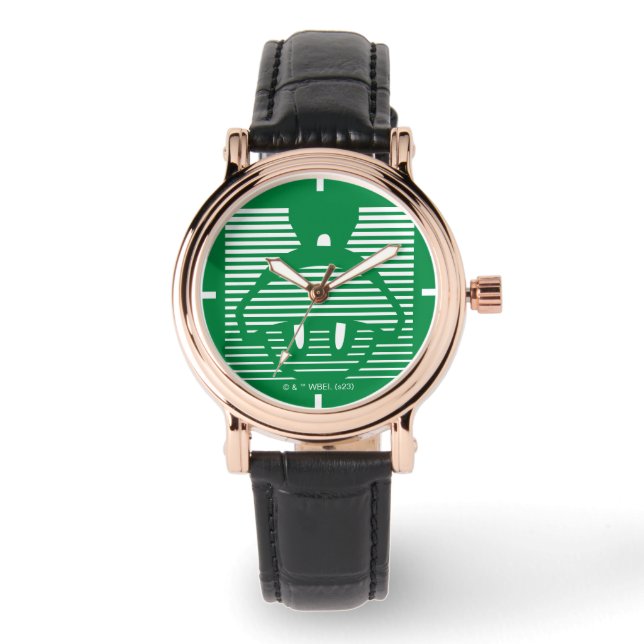 MARVIN THE MARTIAN™ Striped Icon Watch (Front)