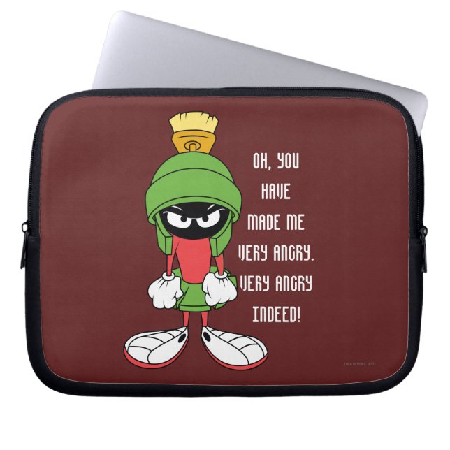 MARVIN THE MARTIAN™ Upset Laptop Sleeve (Front)
