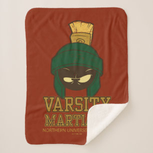 MARVIN THE MARTIAN™ Varsity Collegiate Graphic Sherpa Blanket