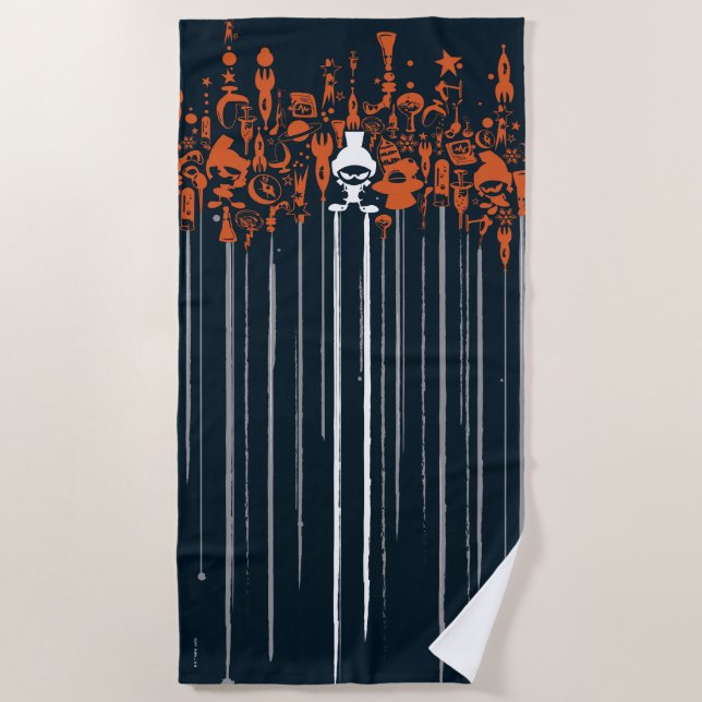 MARVIN THE MARTIAN™ Weapons of Mass Destruction Beach Towel (Front)