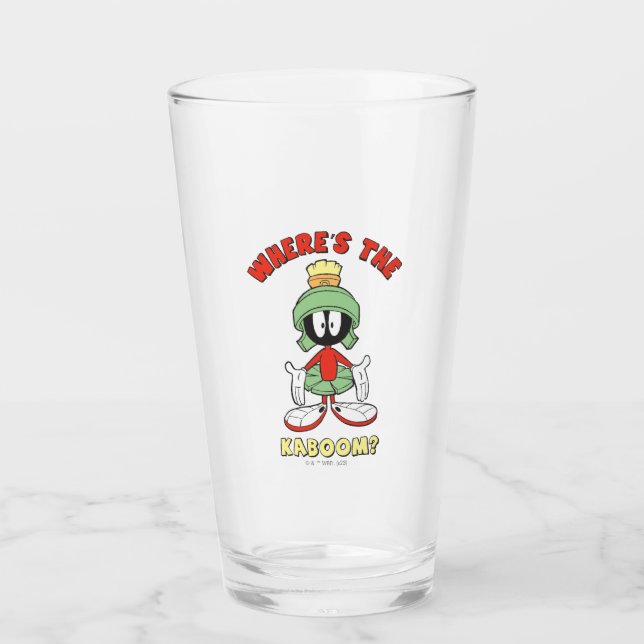 MARVIN THE MARTIAN™ Where's the Kaboom? Glass (Front)