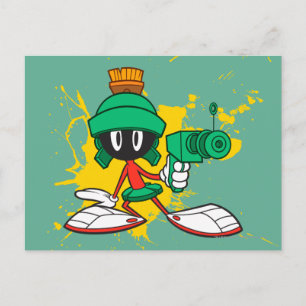 MARVIN THE MARTIAN™ With a Laser Postcard
