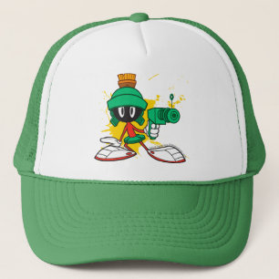 Marvin With Gun Trucker Hat