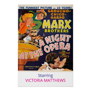 Marx Brothers Personalized Star Movie Poster
