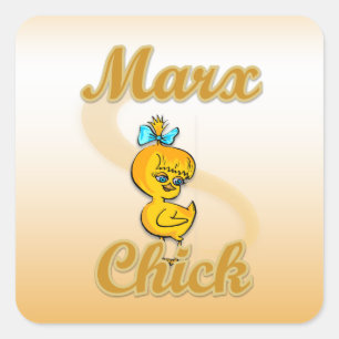 Marx Chick Square Sticker