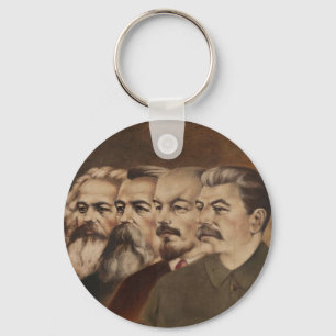 Marx, Engels, Lenin, and Stalin Key Ring