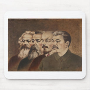 Marx, Engels, Lenin, and Stalin Mouse Mat