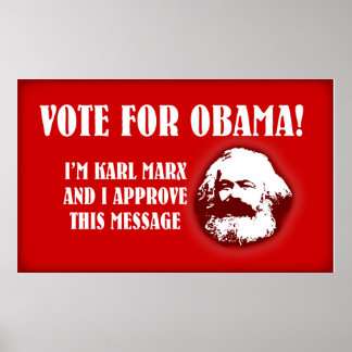 Marx for Obama Poster
