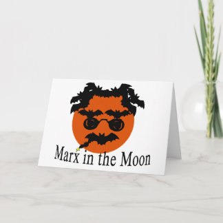 MARX IN THE MOON CARD