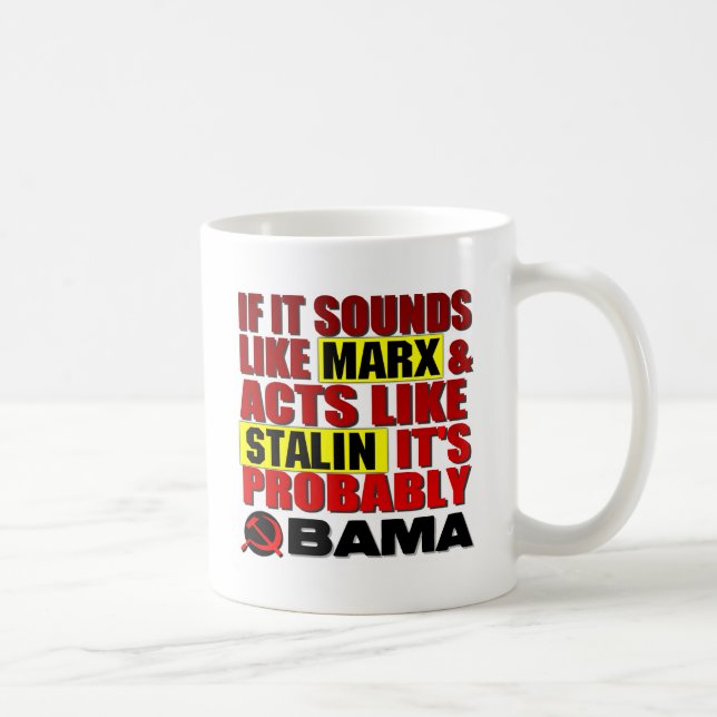 Marx, Stalin? Obama! Coffee Mug (Right)