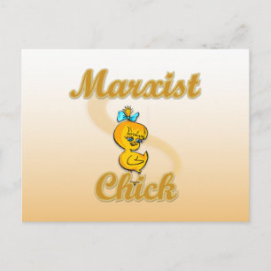 Marxist Chick Postcard