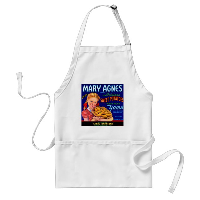 Mary Agnes Louisiana Yams Standard Apron (Front)