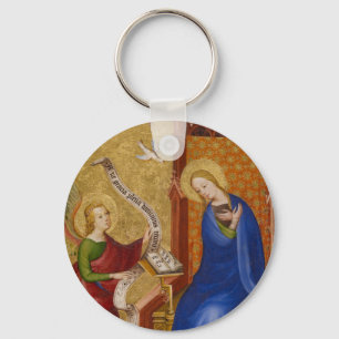 Mary and Angel of Annunciation Key Ring