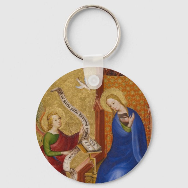 Mary and Angel of Annunciation Key Ring (Front)