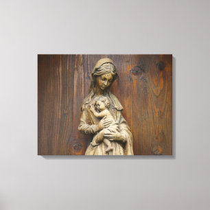 Mary And Baby Jesus Canvas Print