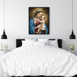 Mary And Baby Jesus Poster