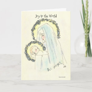 Mary and Child Christmas Card