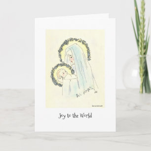 Mary and Child Holiday Card