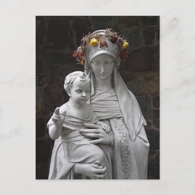 Mary and Christ Child Postcard (Front)