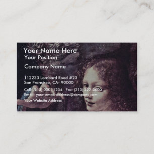 Mary And Christ Child St. John The Baptist As A Ch Business Card