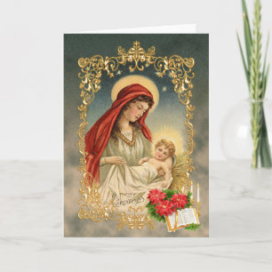 Mary And Jesus ~ Christmas - Greeting Card