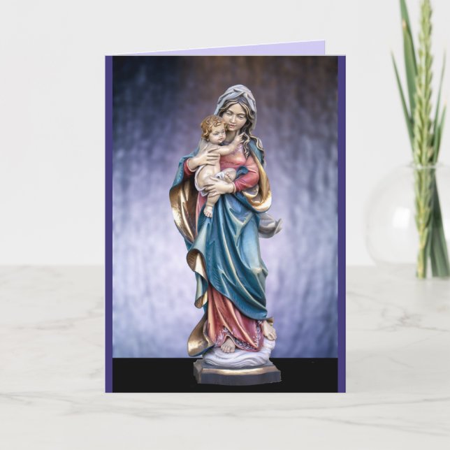 mary and jesus greeting card (Front)