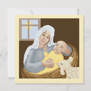 Mary and Jesus Holiday Card
