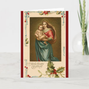 Mary and Jesus Holiday Card