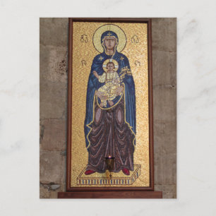 Mary And Jesus Mosaic Postcard