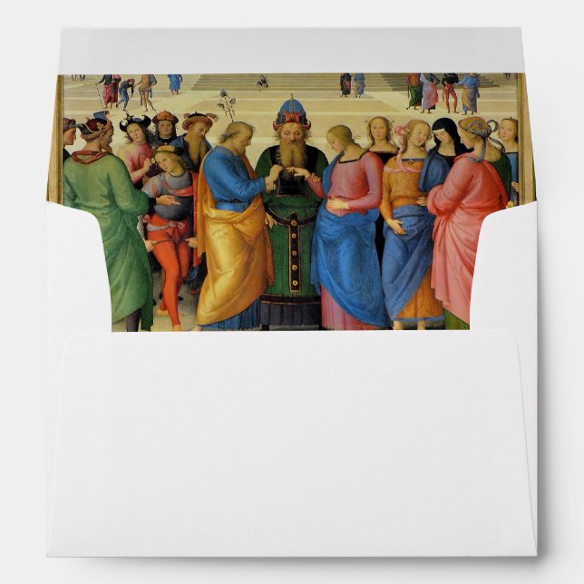 Mary and Joseph Wedding Envelope (Back (Bottom))