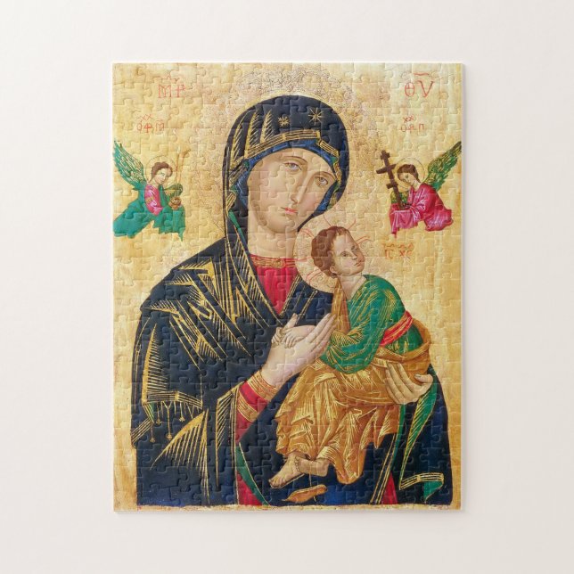 Mary and the Baby Jesus Jigsaw Puzzle (Vertical)