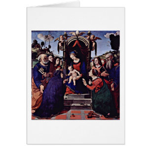 Mary And The Child Angels By Piero Di Lorenzo