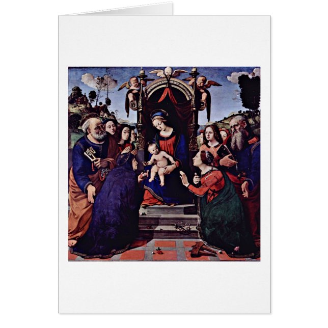 Mary And The Child Angels By Piero Di Lorenzo (Front)