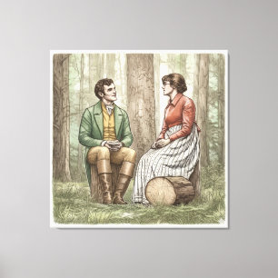 Mary and Tom in "The Other Bennet Sister" Canvas Print