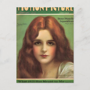 Mary Astor 1926 movie magazine Postcard