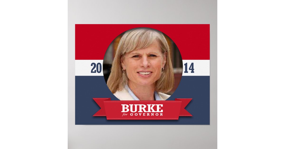 MARY BURKE CAMPAIGN POSTER | Zazzle