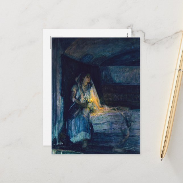 Mary by Henry Ossawa Tanner Holiday Postcard (Front/Back In Situ)