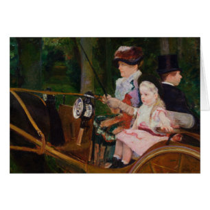 Mary Cassatt - A Woman and a Girl Driving