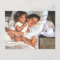 Mary Cassatt- Breakfast in Bed
