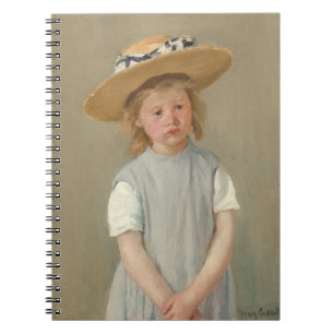 Mary Cassatt - Child in a Straw Hat Notebook